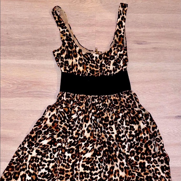 Necessary Objects Leopard Print Dress - Picture 1 of 5